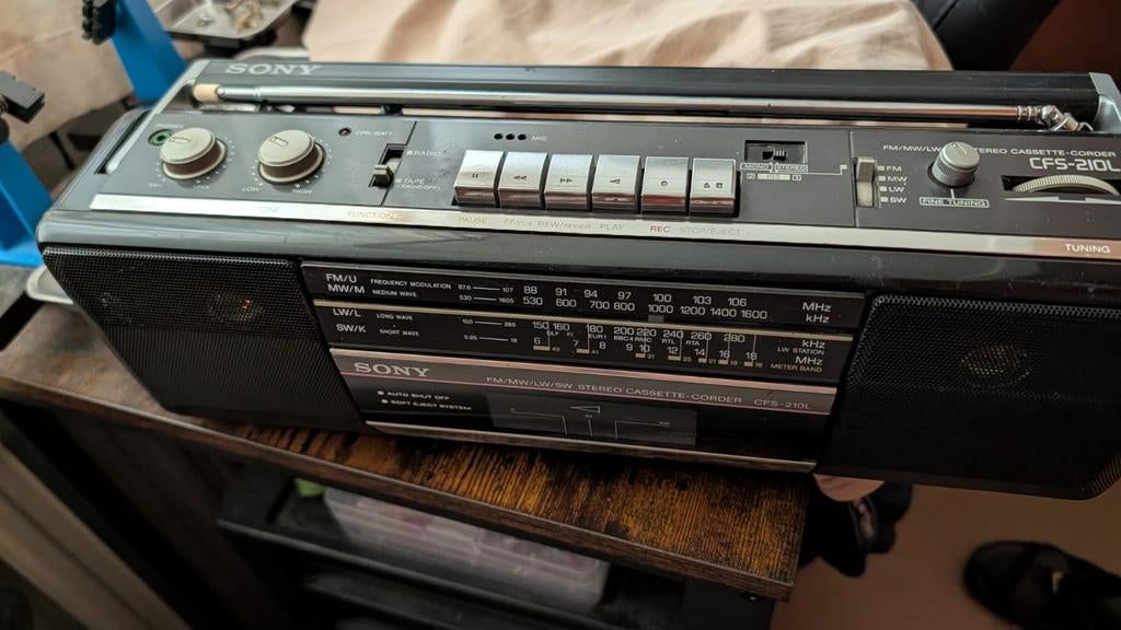 Sony CFS-210L Stereo Cassette-Corder Radio, Audio, Tv en Foto, Stereo-sets, Ophalen of Verzenden