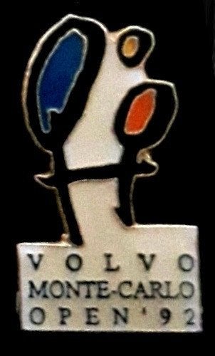 Volvo- Monte-Carlo Open '92 tennis pin, Verzenden, Nieuw, Transport, Speldje of Pin