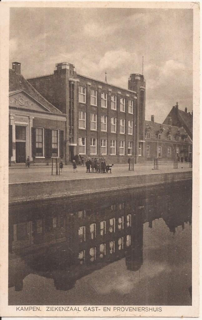 Kampen Ziekenzaal Gast- en Proveniershuis ca. 1920, Ophalen of Verzenden, Voor 1920, Ongelopen, Overijssel