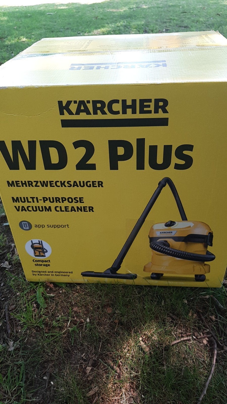 Kärcher WD 2 Plus Multi-purpose Stofzuiger Nieuw in Doos, Kärcher, Ophalen of Verzenden, Industriële stofzuiger, Reservoir