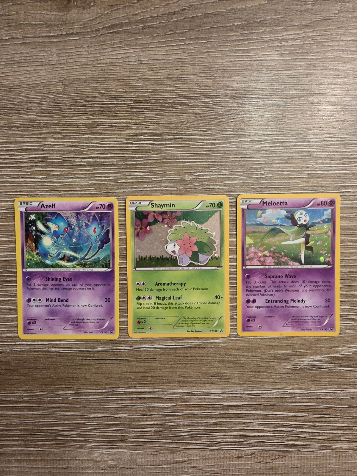 Pokemon 3 Promo kaarten XY142, XY188, XY193, Ophalen of Verzenden, Zo goed als nieuw, Meerdere kaarten