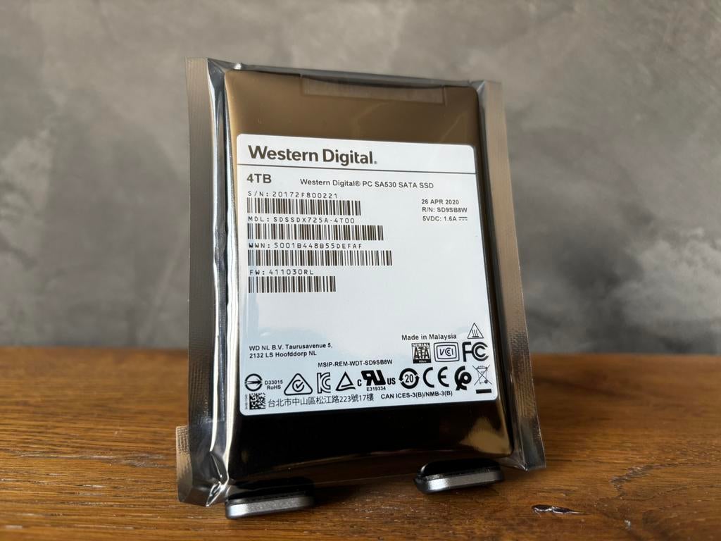 4TB Western Digital SA530 2.5” SSD Harde Schijf (10+ Stuks), Intern, Zo goed als nieuw, 4TB, SSD
