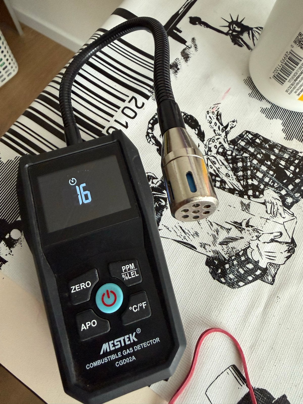 Nieuwe MESTEK Gasdetector CGD02A - Brandbaar Gas, Ophalen, Nieuw, Overige meters