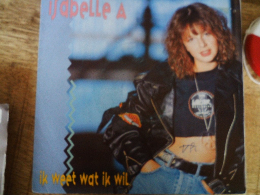 isabelle A - ik weet wat ik wil ++ instr.   15a, 7 inch, Ophalen of Verzenden, Zo goed als nieuw, Fotohoes