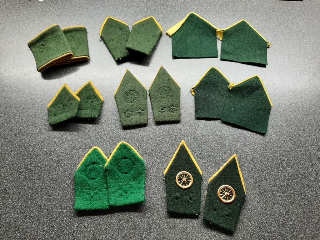 België   -  partij  achtergronden  /  militair., Ophalen of Verzenden, Landmacht, Overige gebieden, Embleem of Badge