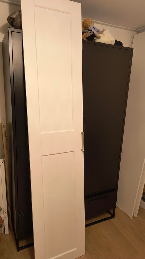 IKEA Grimo deur wit met handvat, Ophalen of Verzenden, 25 tot 50 cm, 50 tot 100 cm, 200 cm of meer