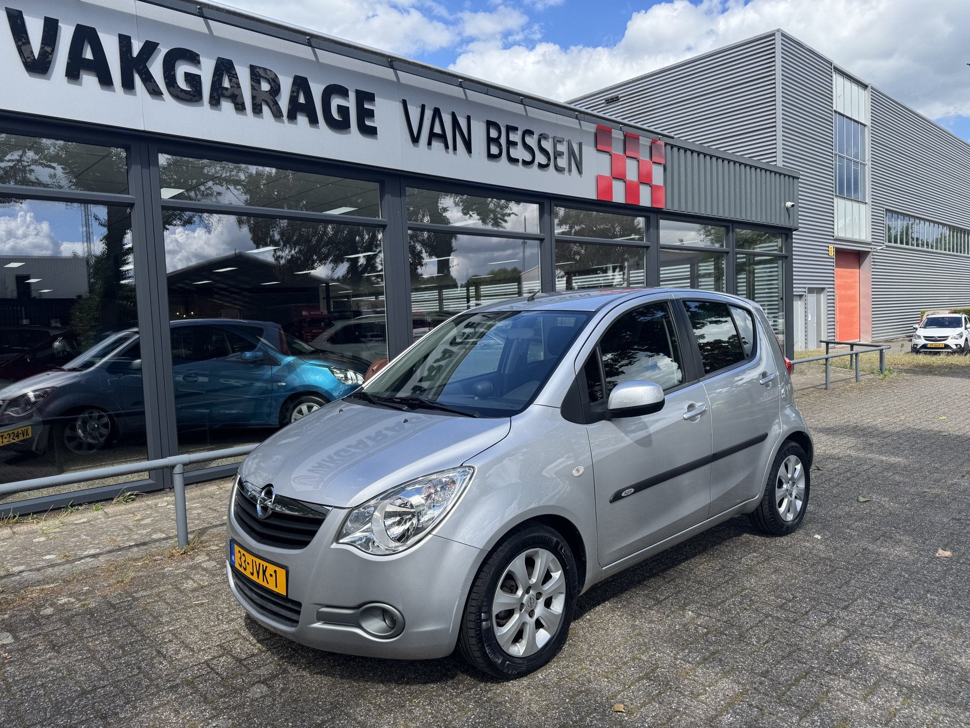 Opel Agila 1.2 Enjoy HOGE ZIT-AUTOMAAT-AIRCO (bj 2009), Auto's, Origineel Nederlands, Bedrijf, 17 km/l, Hatchback