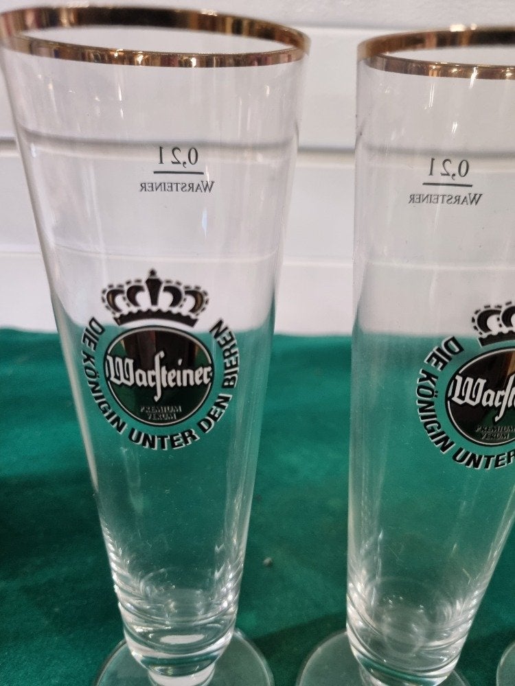 warsteiner bier glazen 3x 0.2l, Ophalen of Verzenden, 'T Olde Gre-j, Info@toldegrej.nl, Endepoelstraat 20f Didam