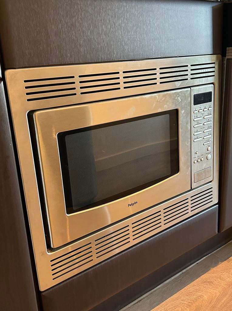Inbouw combi oven + magnetron  Pelgrim MAG555RVS, Witgoed en Apparatuur, Ovens, Ophalen, 45 tot 50 cm, Gebruikt, 60 cm of meer