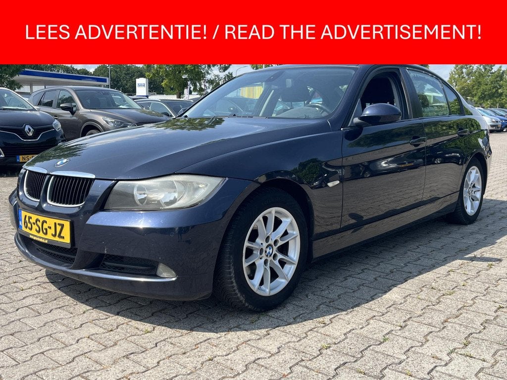 BMW 3-serie 320d Dynamic Executive READ THE AD, Auto's, Automaat, 745 kg, Zwart, 4 cilinders