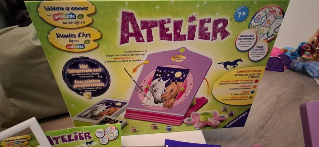 Schilders ezel atelier het schilderen op nummer, Kinderen en Baby's, Speelgoed | Educatief en Creatief, Ophalen of Verzenden, Zo goed als nieuw