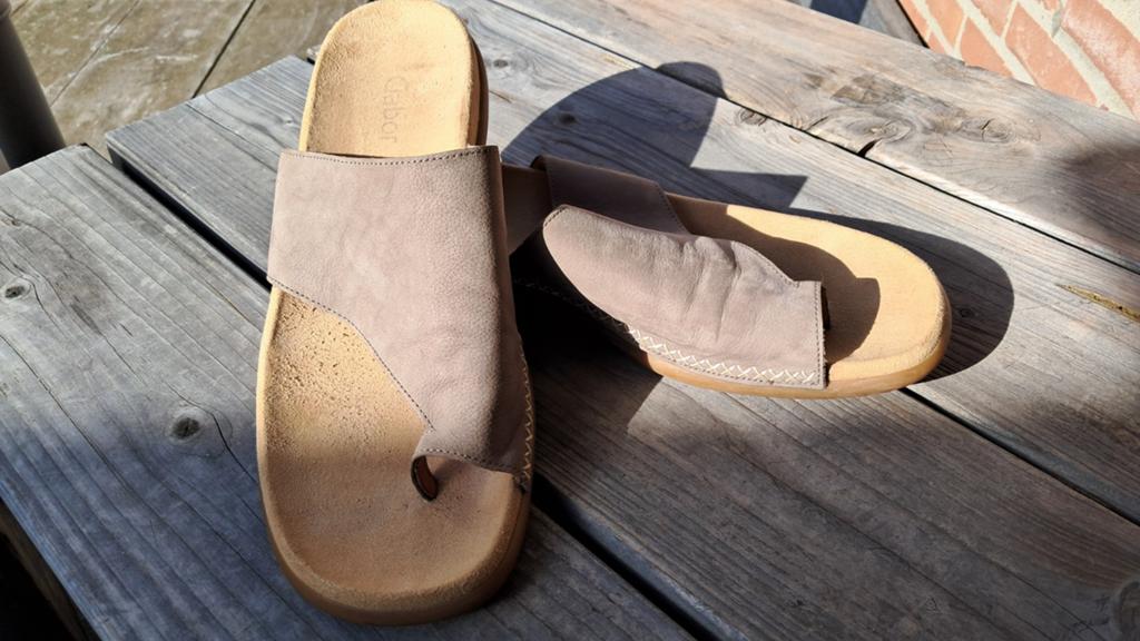 Gabor Slippers Maat 44 - Nude/Khaki, Slippers, Beige, Gabor, Ophalen of Verzenden
