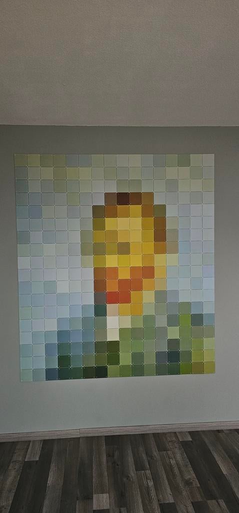 IXXI wandbekleding van Gogh Pixels - 160x180 cm, Ophalen of Verzenden