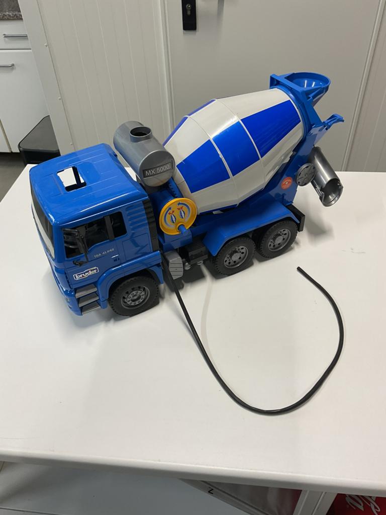 Bruder MAN cement truck betonmolen vrachtwagen zeer mooi, Ophalen, Zo goed als nieuw