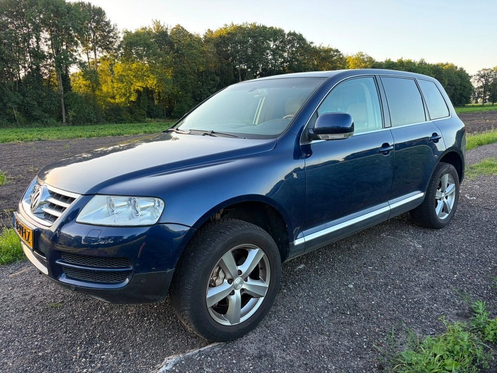 Volkswagen Touareg 4.2 V8 228KW 4MOTION AUT 2005 Blauw, Automaat, Blauw, 310 pk, Vierwielaandrijving