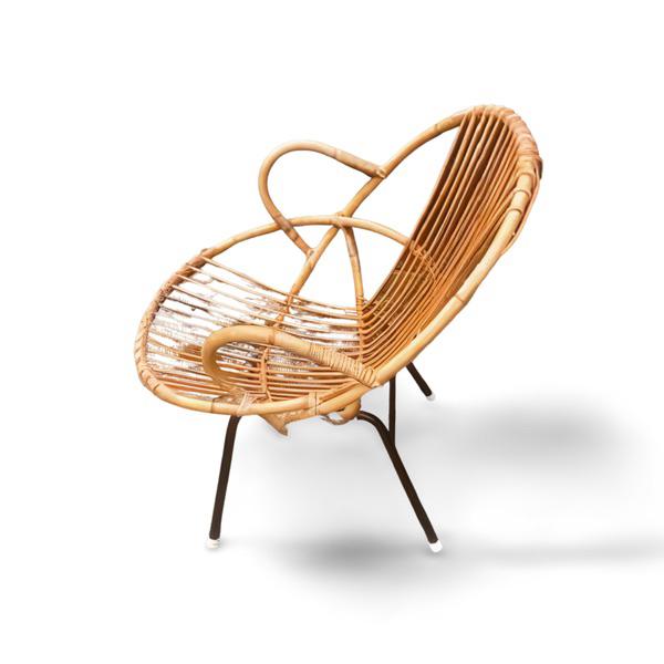 Vintage rotan stoel jaren 60, Ophalen