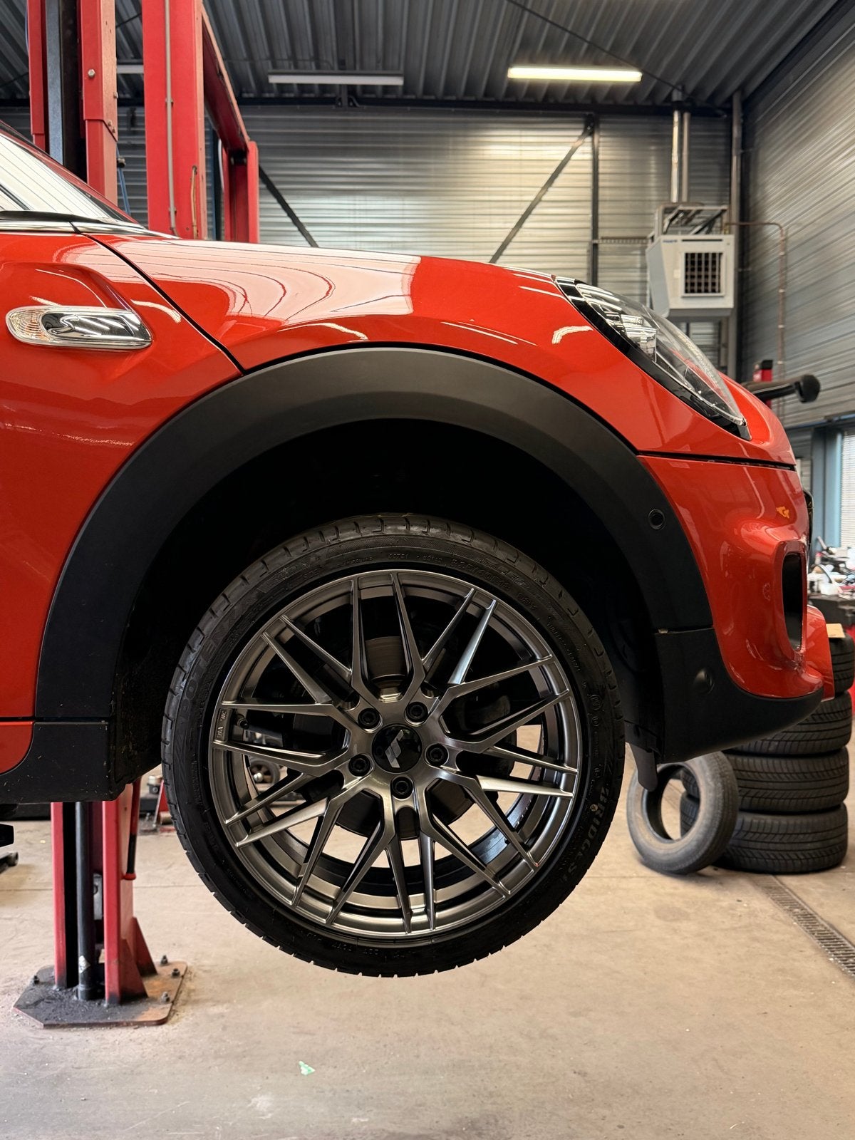 JR28 Velgen 18 inch met banden en TPMS sensoren 5x112, Auto-onderdelen, Banden en Velgen, Ophalen, 18 inch, Gebruikt, Banden en Velgen