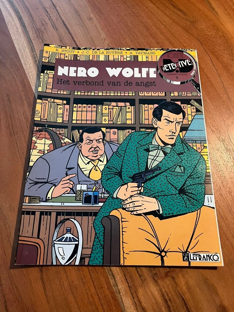 Nero Wolfe 1 - Het Verbond van de Angst, Boeken, Stripboeken, Eén stripboek, Ophalen of Verzenden, Zo goed als nieuw