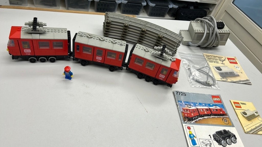 SB2900 Lego trein 7725 12v, Ophalen of Verzenden, Zo goed als nieuw