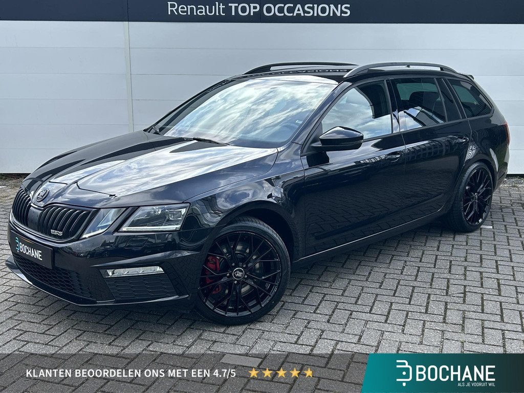 Skoda Octavia Combi 2.0 TSI RS 245 Business | Navigatie | Pa, Auto's, 730 kg, Gebruikt, 4 cilinders, Zwart