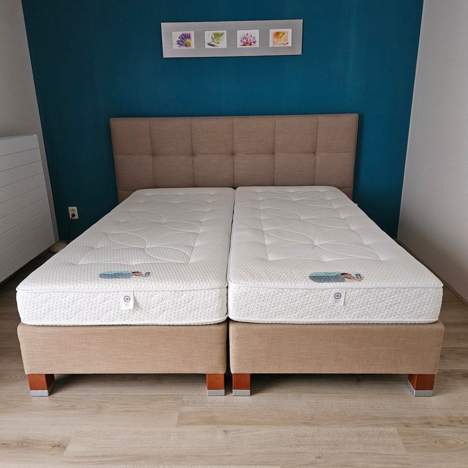 Boxspring Pullman 180x210, Supreme Sterre Inside Pocket, Ophalen, 90 cm, 210 cm, Tweepersoons