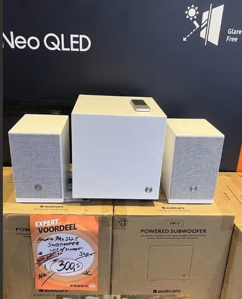 Audio Pro A28 + Subwoofer set ACTIE, Nieuw, Info@audiopro.se, 120 watt of meer, Audio Pro