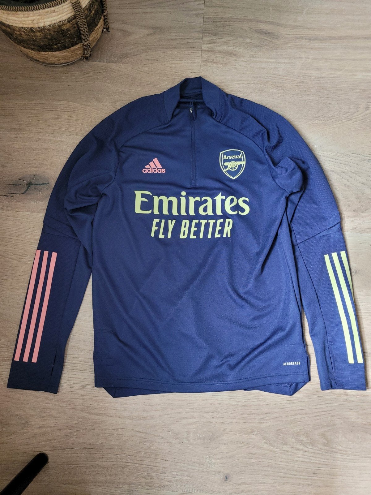 Adidas Arsenal Trainingstrui Maat M, Kleding | Heren, Sportkleding, Ophalen of Verzenden, Adidas, Voetbal, Gedragen