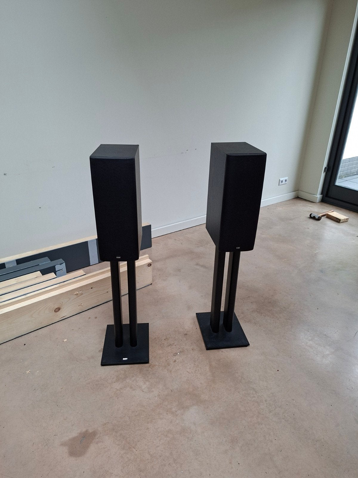 B&W boxen. LCR60 S3 2 stuks. Inclusief standaards., Audio, Tv en Foto, Luidsprekers, Ophalen, Bowers & Wilkins (B&W)