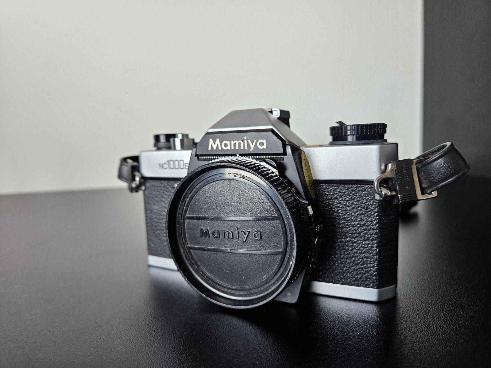 Mamiya NC1000 analoge fotocamera met 2 Mamiya Sekor lenzen, Ophalen of Verzenden, Gebruikt, Spiegelreflex, Overige Merken