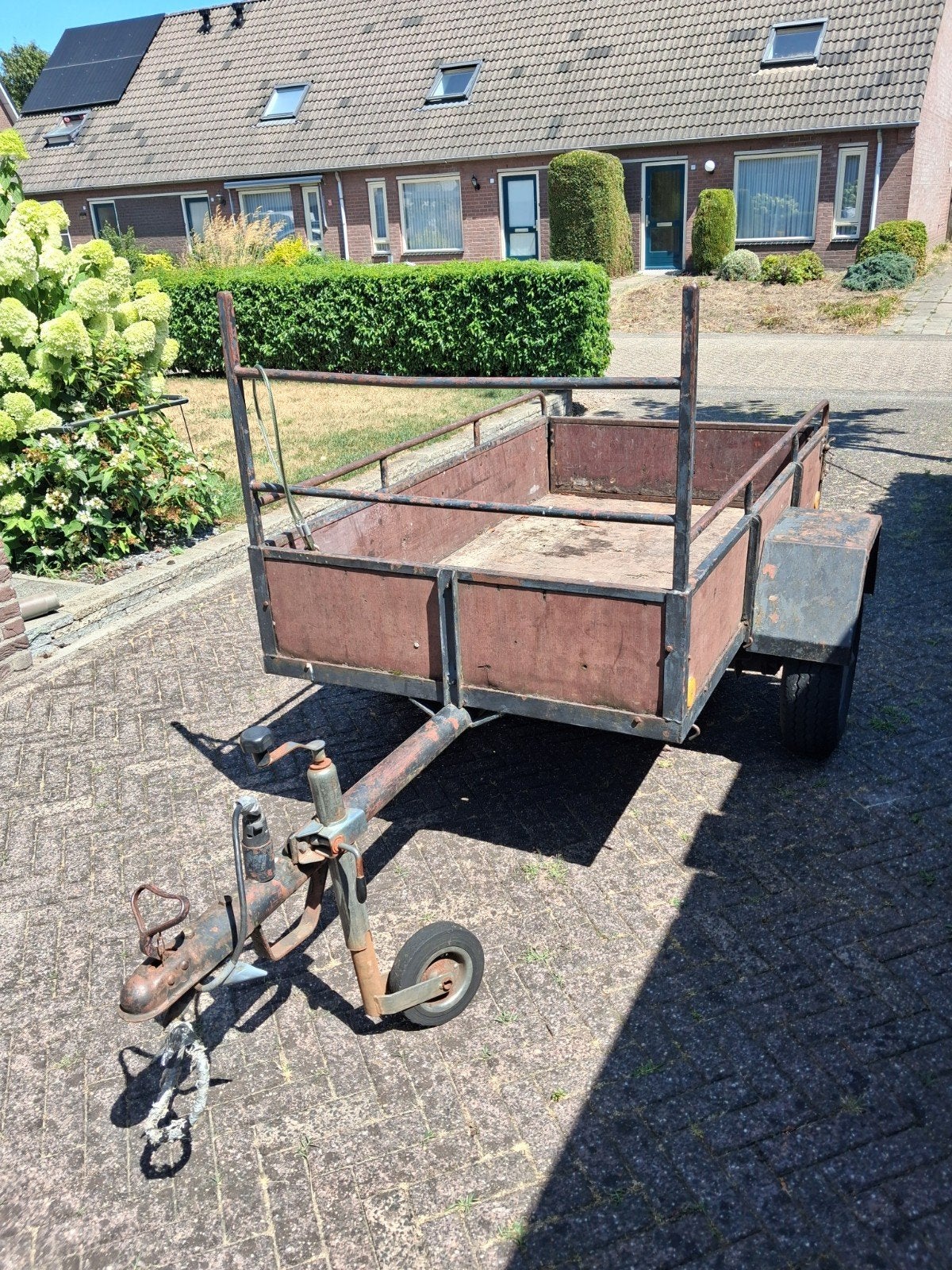 Aanhangwagen (opknapper), Ophalen, Gebruikt