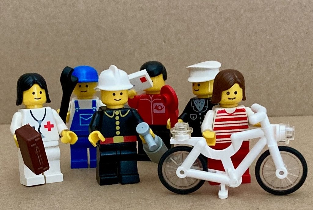 LEGO Vintage 6301 Town Mini-Figures, Ophalen of Verzenden, Gebruikt