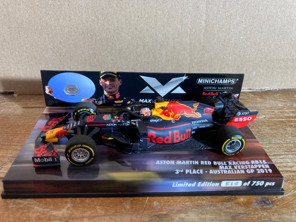 Max Verstappen editie 42 1:43 Australian GP 2019 3rd place, Ophalen of Verzenden, Nieuw, Formule 1