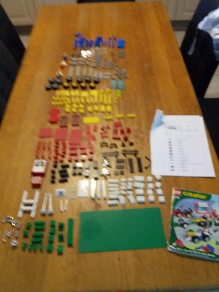 lego nr 4176 losse blokjes, Kinderen en Baby's, Gebruikt, Lego, Ophalen of Verzenden, Losse stenen
