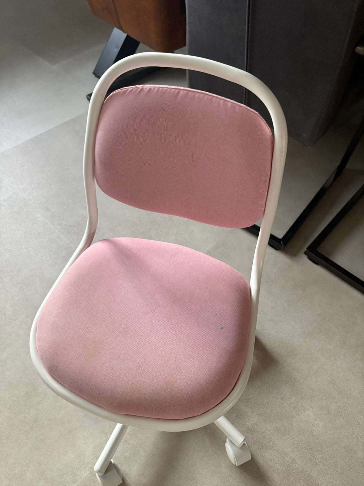 Ikea kinder bureaustoel roze, Ophalen, Zo goed als nieuw, Roze