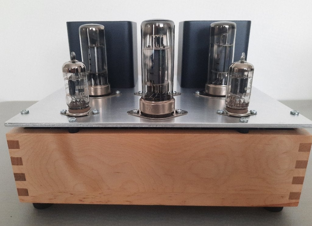2x10W ultra lineaire versterker met EBL21 buizen, Audio, Tv en Foto, Ophalen, Versterker