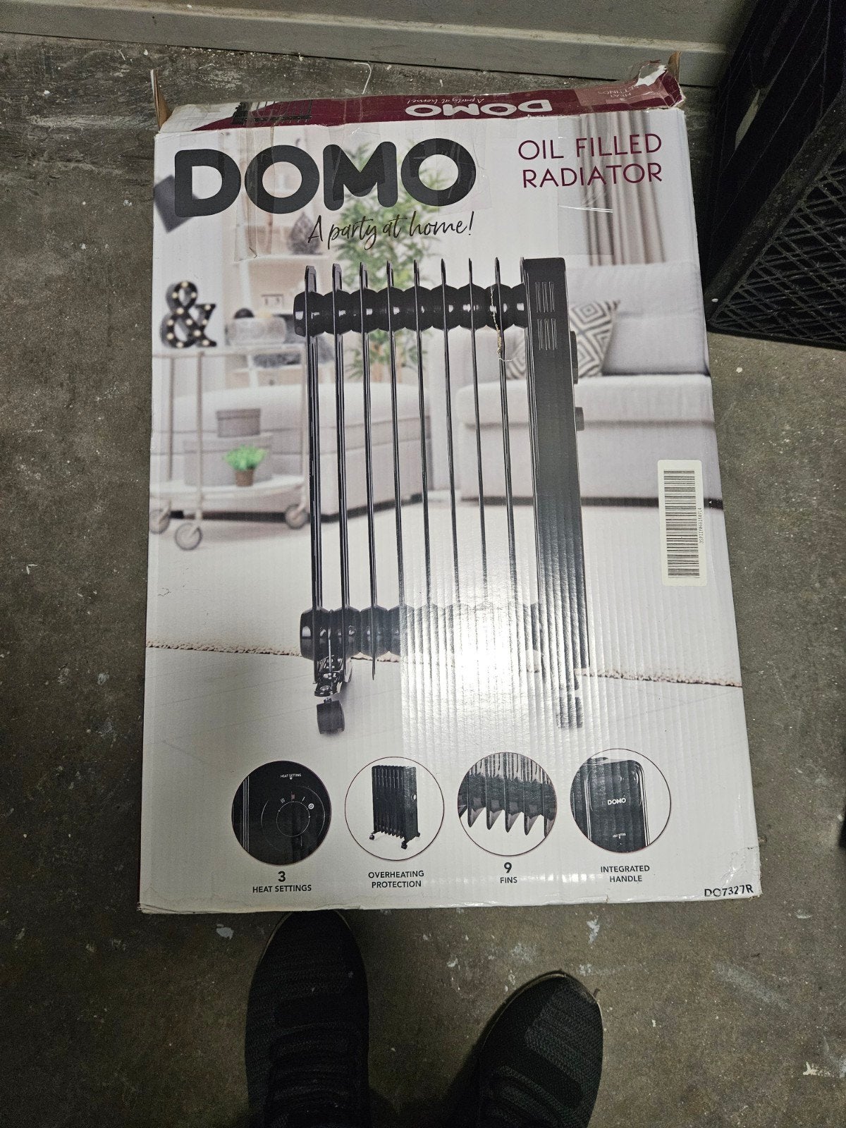 Domo Oliegevulde Radiator - Nieuw in Doos, Radiator, Nieuw, Ophalen of Verzenden, 60 tot 150 cm