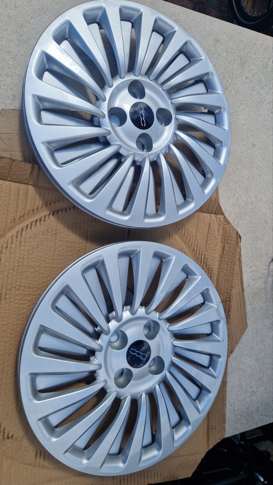wieldoppen fiat 500 15 inch, Ophalen, Nieuw