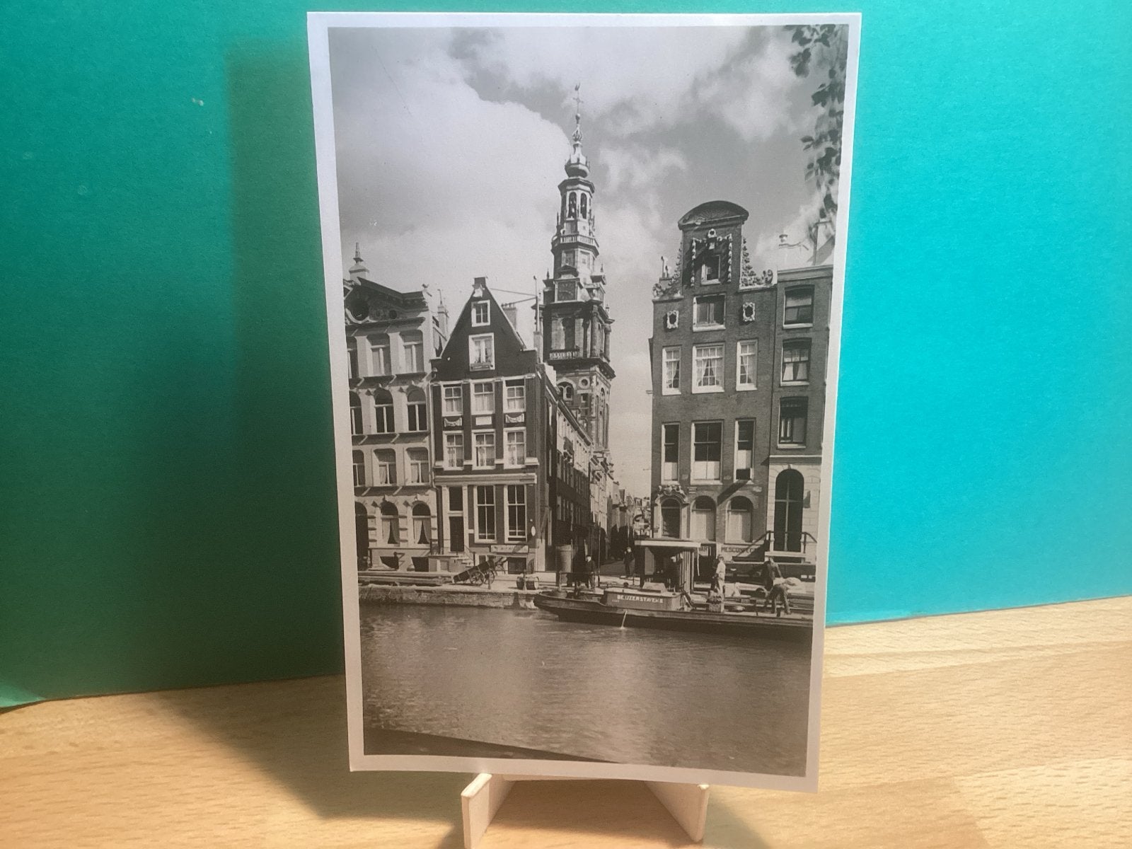 Amsterdam Zuiderkerktoren - 590, Verzamelen, Ansichtkaarten | Nederland, Gelopen, Noord-Holland, Voor 1920, Ophalen of Verzenden