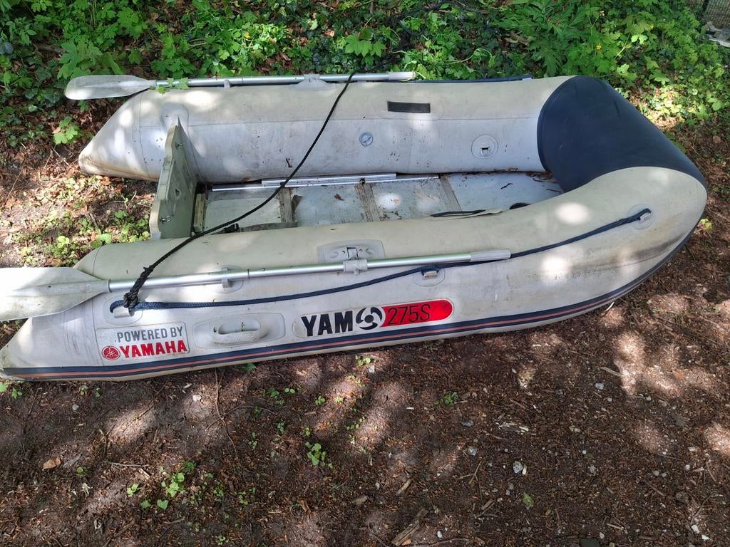 Rubberboot met slechte spiegel  verder altijd hard geen plak, Watersport en Boten, Ophalen of Verzenden, Gebruikt, Overige typen