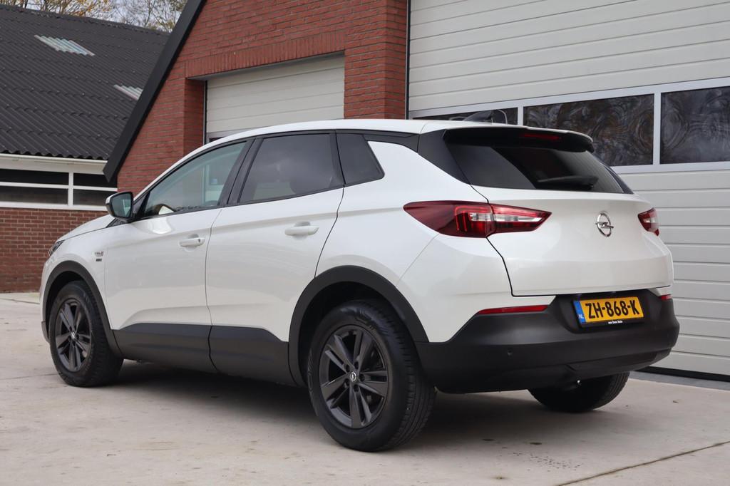 Opel Grandland X 1.2 Turbo 120 Jaar Edition - Automaat - Car, Auto's, Opel, Gebruikt, 1199 cc, Leder en Stof, Wit