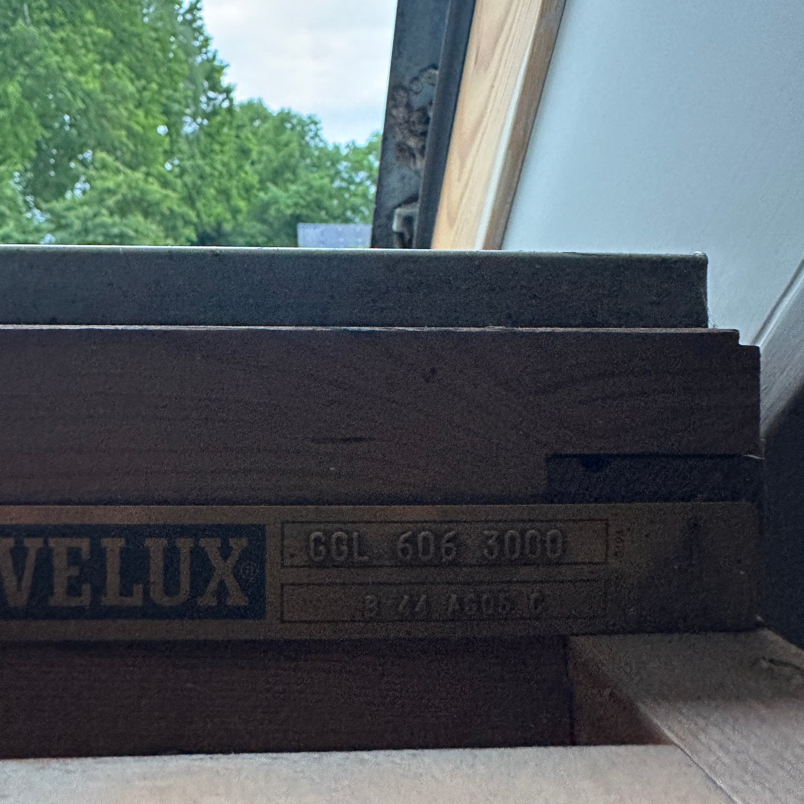 Velux Dakraam GGL 606 3000 met jaloezie - GRATIS AFHALEN, Ophalen, Gebruikt, Minder dan 80 cm, 80 tot 120 cm