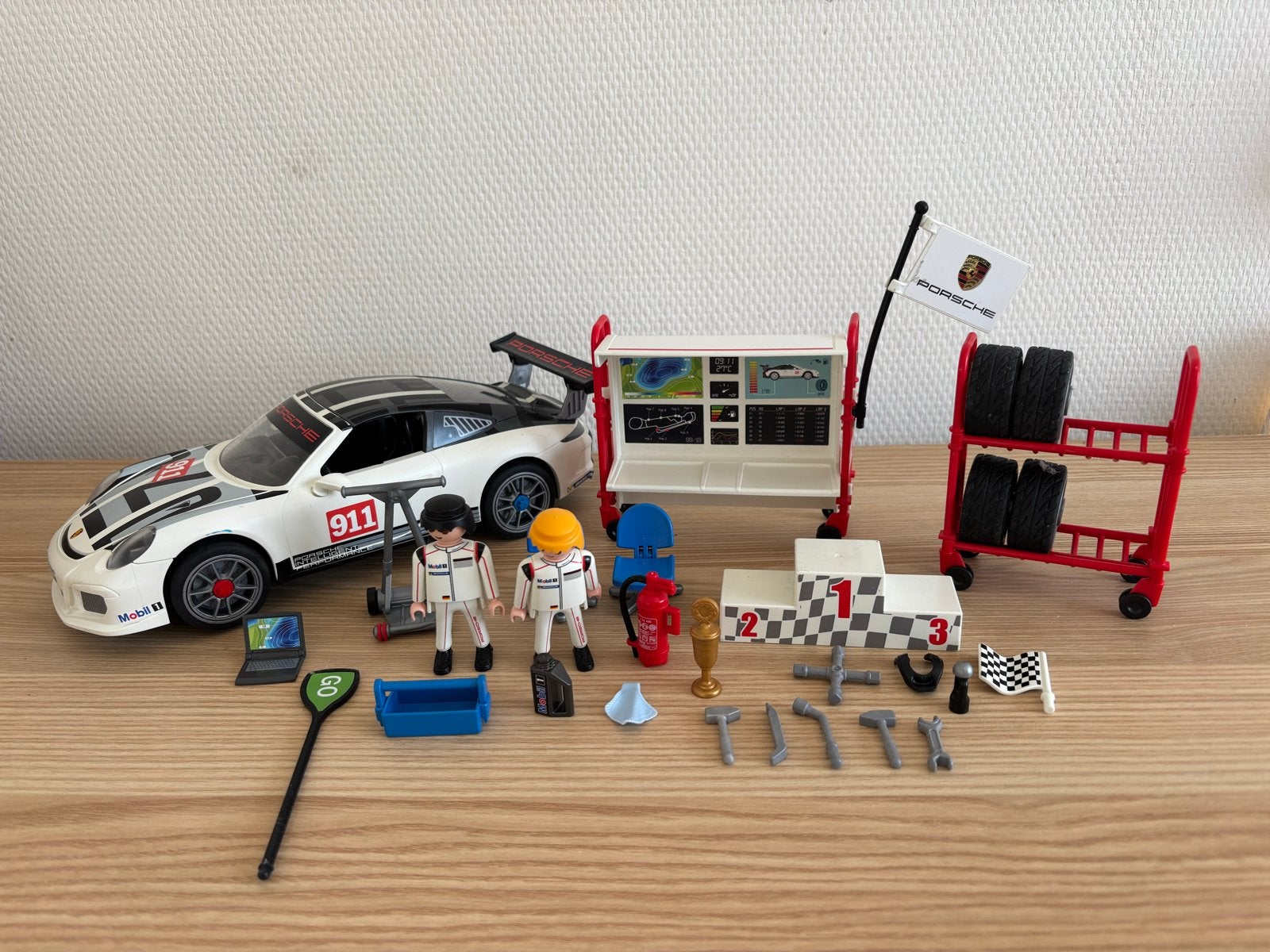 Playmobil Porsche 911 GT3 Cup Race Set, Ophalen of Verzenden, Zo goed als nieuw