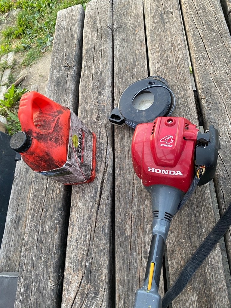 Honda UMS 425E 4-takt bosmaaier / grastrimmer – compleet, Ophalen, Gebruikt, 10 tot 30 cm, Benzine