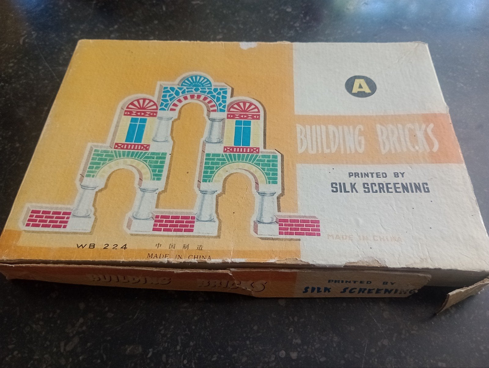 Vintage Houten Bouwblokken Set - Building Bricks, Ophalen of Verzenden, Gebruikt, Overige merken