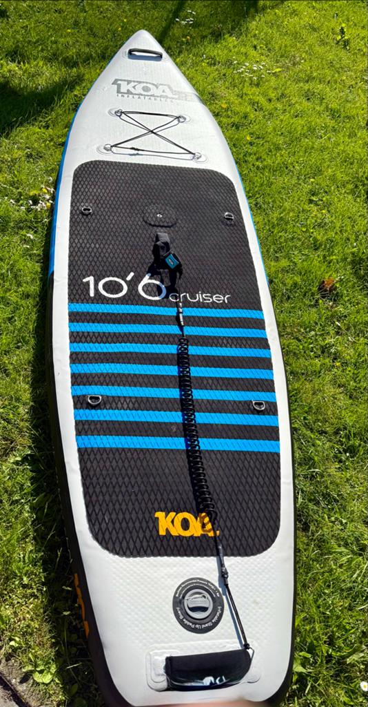 Koa opblaasbaar SUP- en surfboard, Watersport en Boten, Suppen, Zo goed als nieuw, SUP-boards, Ophalen