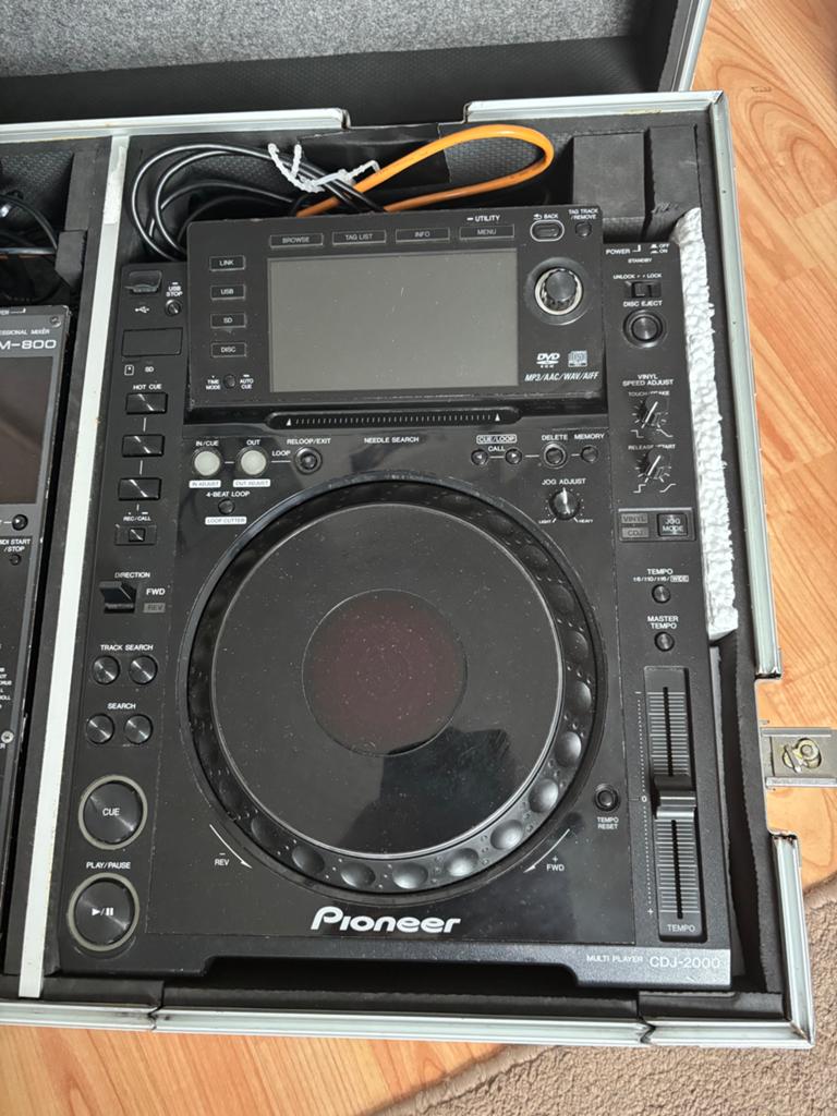 Pioneer CDJ 2000 (oud) & DJM 800, Muziek en Instrumenten, Dj-sets en Draaitafels, Ophalen of Verzenden, Zo goed als nieuw, Dj-set