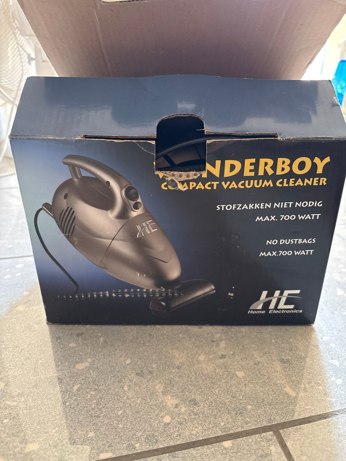 Wonderboy Compact Stofzuiger - Max 700 Watt, Witgoed en Apparatuur, Kruimeldief, Ophalen of Verzenden, Zo goed als nieuw, Minder dan 1200 watt
