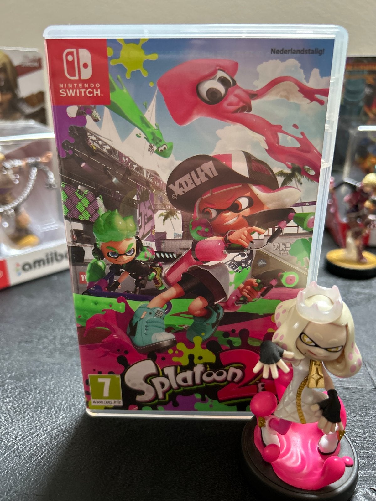 Splatoon 2 (Nintendo Switch) incl. amiibo Pearl, Ophalen of Verzenden, Zo goed als nieuw, Met games