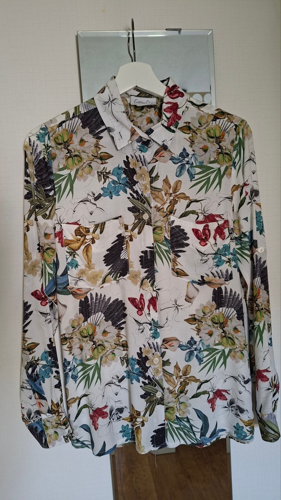 Dames blouse lange mouwen,  Cotton Club,  maat M, nieuw, Maat 38/40 (M), Meerkleurig, Nieuw, Ophalen of Verzenden