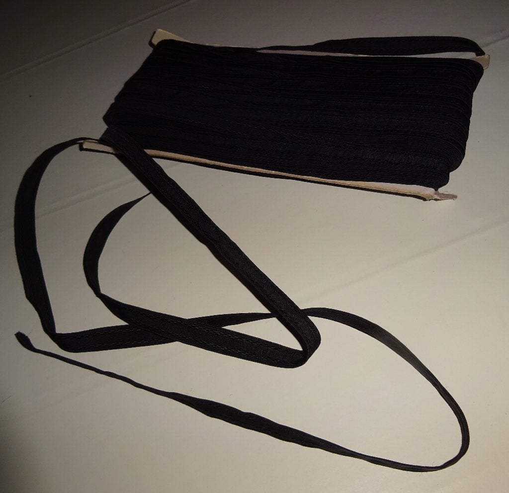 NIEUW Zwart galon = 12 mm voor Uniform en pantalon in zwart, Ophalen of Verzenden, Nieuw